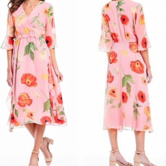 Gibson Latimer Dresses & Skirts - Gibson Latimer Floral Cottage Core Dress